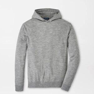 NWT - Peter Millar Merino Wool Excursionist Flex Popover Hoodie MSRP $325